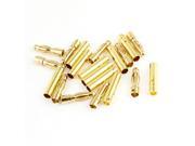4mm Inside Dia Male Female Banana Plug Bullet Connector Replacement 10 Pairs