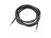 Black 12AWG Glass Fiber Copper Core Silicone Wire Cable 2M