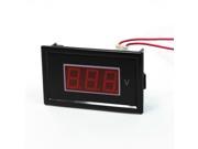AC 60 500V 2 Wire Mini Red LED 3 Digit Volt Voltage Panel Meter Voltmeter