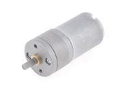 12V 1500RPM 4mm Shaft Dia Synchronous Reduction DC Gearbox Geared Motor