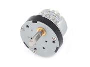 50RPM Output Speed Reducing 5mm Shaft Dia Gearbox Geared Motor 12VDC