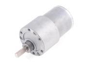 12V Voltage 8RPM Output Speed DC Gearbox Geared Motor