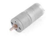 Unique Bargains 12V 80RPM Output Speed 4mm Shaft Dia DC Gearbox Geared Motor
