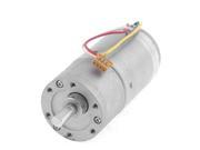 12VDC 30RPM Speed Reducer Permanent Magnetism Gearbox Geared Motor