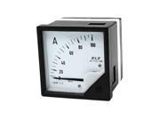 80mm x 80mm Square Panel AC 100A Analog AMP Meter Ammeter Pointer