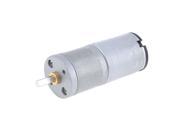 12V 45RPM Output Speed 4mm Shaft Dia DC Gearbox Geared Motor