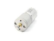 DC 12V 65mA 15RPM 2 Pins Permanent Magnetic DC Geared Motor