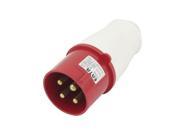 220 380V 250 415V 16A 3P N E Poles Industrial Socket Plug White Red E 2150