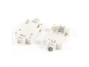 Unique Bargains 2pcs Tin Plated SMD SMT CR2032 Coin Cell Button Battery Socket Holder White