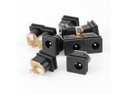 Unique Bargains 10 x PCB Mounting 3 Pins 5.5mmx2.1mm Female DC Power Jack Socket Connector