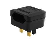 Travel 3 Pin UK Plug to 2P EU Socket Power Adapter AC 250V 2.5 5 A
