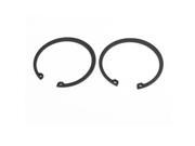 Unique Bargains 2 Pcs 2.3mm Thickness Rounded Internal Retaining Hook Clip Rings