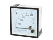 Voltage Test Gauge AC 0 500V Analog Volt Meter Gauge Voltmeter SQ96