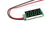 0.36 Inches Display DC 0 50V 4 Digits 3 Wires Green LED Voltmeter