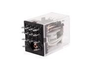 HH52P MY4 DC 24V Coil 14 Pin 4PDT Power Electromagnetic Relay