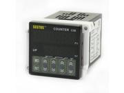 Digital Counter 0.001 99.999 6 Digitals Preset Scale Switch C3E R 220 Relay