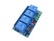 4 Channel DC 5V Coil 10A Low Level Trigger Power Relay Module Board