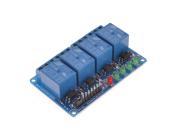 Isolated Optocoupler Driver High Level Trigger Relay Module 4CH 5V