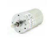Unique Bargains 12V DC 100rpm Speed High Torque Gear Box Geared Electric Motor 37mm