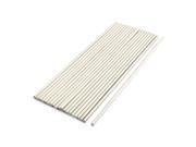 Unique Bargains 20Pcs RC Truck Toy Spare Parts 150mm x 3mm Stainless Steel Round Rod