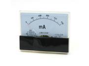 44C2 A DC 0 500mA Clear Cover Dial Analog Panel Ammeter Amp Meter