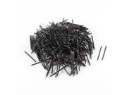 Unique Bargains 1000pcs Black PVC Coated 0.5x40mm Tin Plated Brushless Motor Wire Cable 22AWG