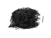 1000 Pcs Black PVC Tin Plated Copper 0.6x50mm 22AWG Wire Brushless Motor Cable