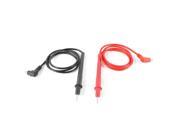 2 Pcs Pair Red Black Banana Plug Testing Pin Multimeter Probe 70cm Long
