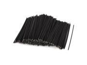 500 Pcs Black PVC Tin Plated Copper 0.5x100mm 22AWG Wire Brushless Motor Cable