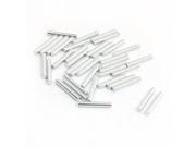 Unique Bargains 40PCS Stainless Steel Straight Round Rods 20mm x 3mm for RC Buggy