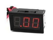 Red 7 Segment LED Digital Display 4 Wired Ammeter AMP Meter DC 0 10A