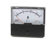 AC0 10A Dial Analog Panel Meter Ammeter DH 670 Class 2.5 Accuracy