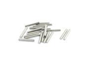 Unique Bargains RC Helicopter 20mm x 3mm Stainless Steel Ground Shaft Round Rod 20Pcs