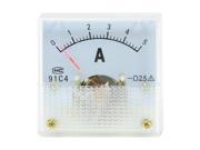 DC 0 5A Dial Analog Panel Meter Ammeter 91C4 Type Class 2.5 Accuracy