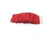 1000pcs Red PVC Coated 0.3x60mm Tin Plated Brushless Motor Wire Cable 26AWG