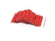Unique Bargains 500pcs Red PVC Coated 0.6x60mm Tin Plated Brushless Motor Wire Cable 22AWG