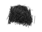 Unique Bargains 1000pcs Black PVC Coated 0.5x70mm Tin Plated Brushless Motor Wire Cable 22AWG