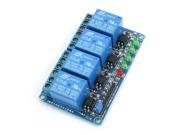 24V 4 Channel Optocoupler Driver High Level Trigger Power Relay Module
