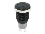 Blue LED Lamp 24V SPDT Momentary Type 16mm Mounting Flat Button Switch