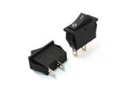 2 Pcs SPST I O ON OFF Dual Position 2 Pin Snap in Rocker Switch