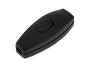 2A 250VAC 3A 120VAC Black Plastic Shell ON OFF In Line Switch