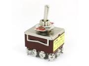 KN402 4PDT ON ON 2 Position 12 Pin Toggle Switch 10A 380VAC 15A 250VAC