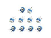 10Pcs 1K Ohm Rotary Potentiometer Pot Variable Resistor WH06 2