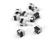 Unique Bargains 10 Pcs Self Lock 6 Terminal Tactile Push Button Switch 8.5 x 8.5mm