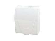 Wallpanel Switch Socket 88x85mm White Plastic Splash Proof Box Case