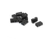 Black 5A 250VAC Basic Snap Action SPDT NO NC Micro Switch KW4 0Z x 10