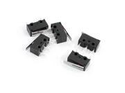 5x SPDT Short Hinge Lever Actuator Momentary Micro Switch 1A 125VAC