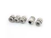5pcs M18x1.5 Waterproof Connector 5 10mm Cable Locknut Stuffing Gland