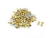 5mm Body Long M3x6mm Male to Female Brass Pillar Standoff Spacer 50Pcs