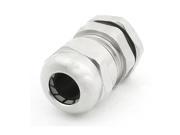 Unique Bargains Silver Tone Waterproof Connector Gland Joint M12x1.5 for 3 6.5mm Cable